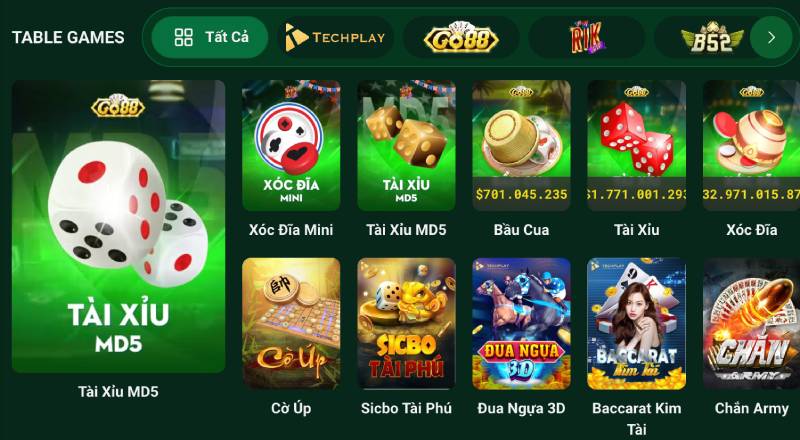 Table Games – Kinh Điển Nhưng Đầy Thách Thức