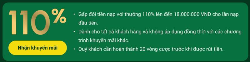 Ưu Đãi Nạp Tiền Lần Đầu – Gấp Đôi Vốn Đầu Tư